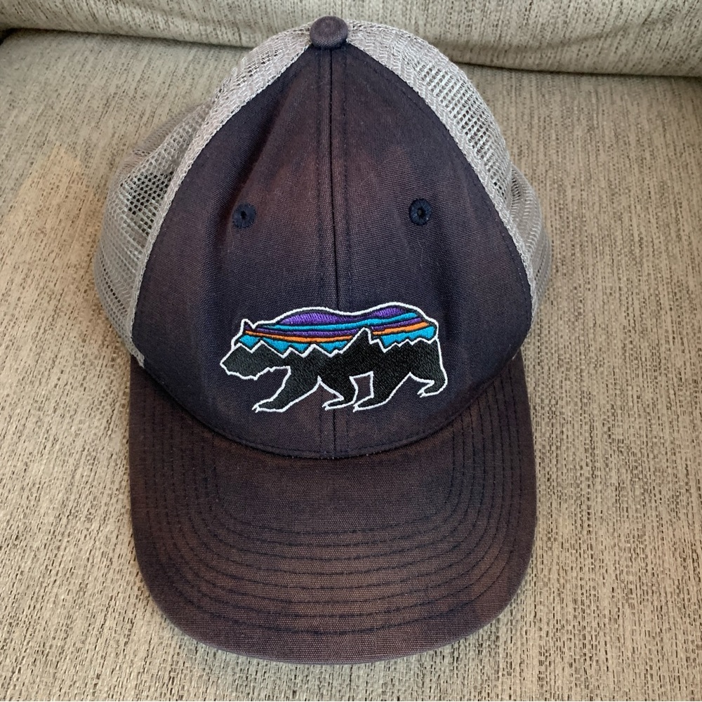 Patagonia Fitz Roy Bear Logo Trucker Hat